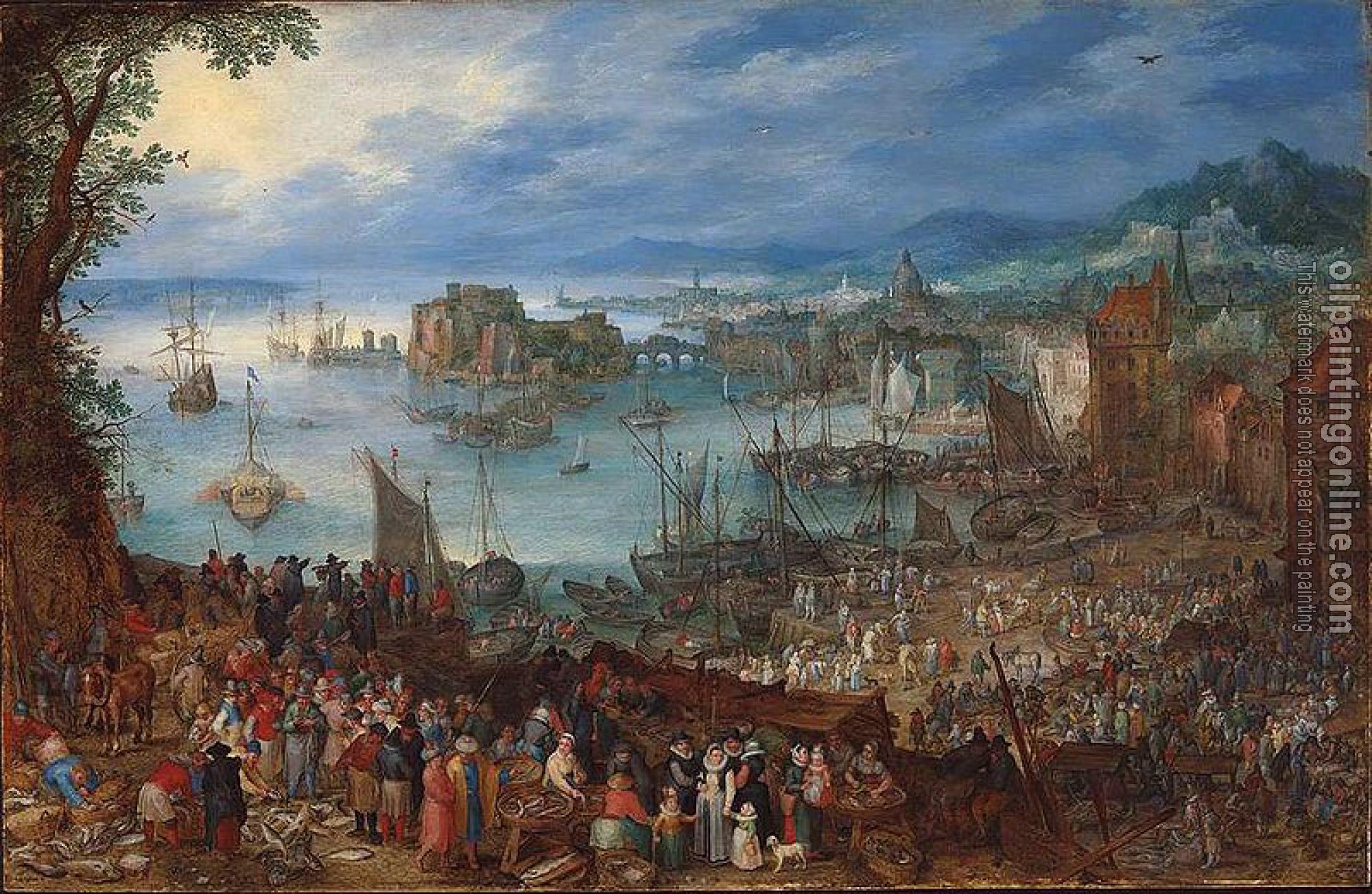 Brueghel, Jan the Elder - The Great Fish Market